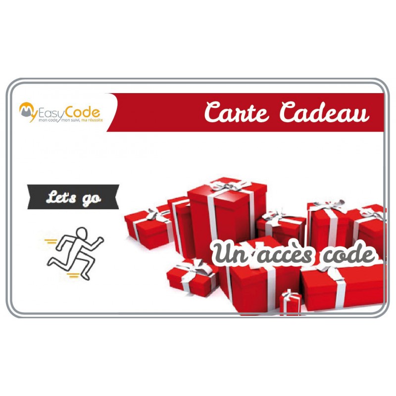 Carte cadeau  - Codes Cadeaux